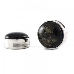 Slider zilver stardust jet black