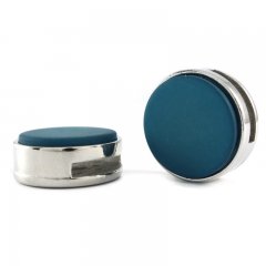 Slider zilver teal blue mat