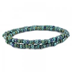 kralenarmband color turquoise green